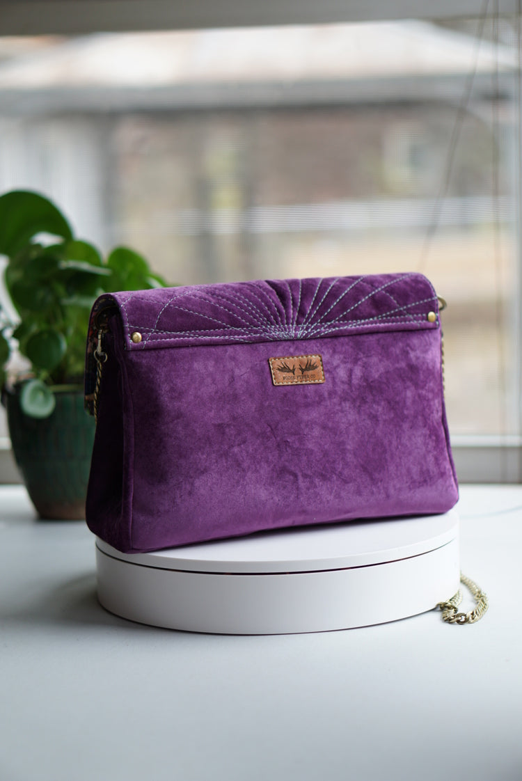 Plum Velvet Hocus crossbody