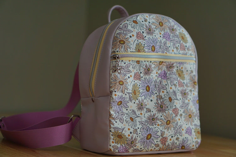 Mini Purple/Floral Trekoda Backpack