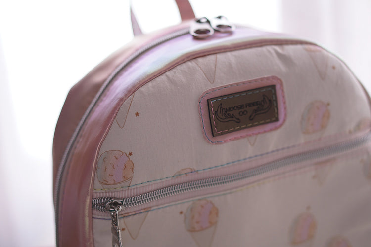 Snow Cone/ Iridescent Pink Trekoda Backpack