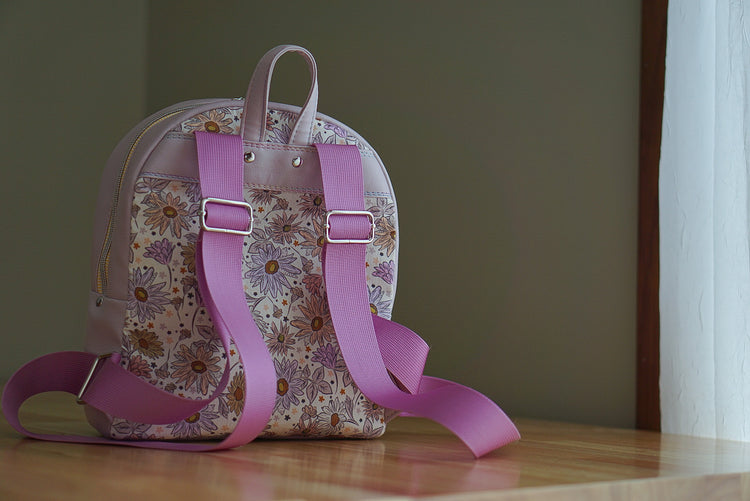 Mini Purple/Floral Trekoda Backpack