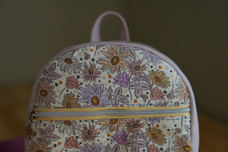 Mini Purple/Floral Trekoda Backpack