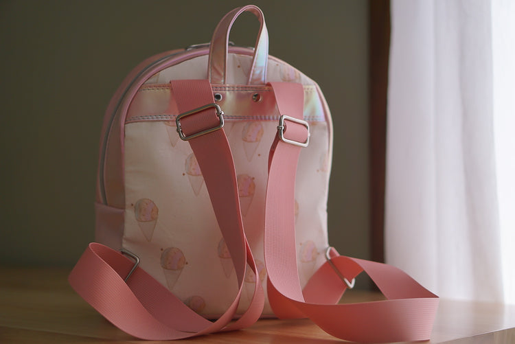 Snow Cone/ Iridescent Pink Trekoda Backpack