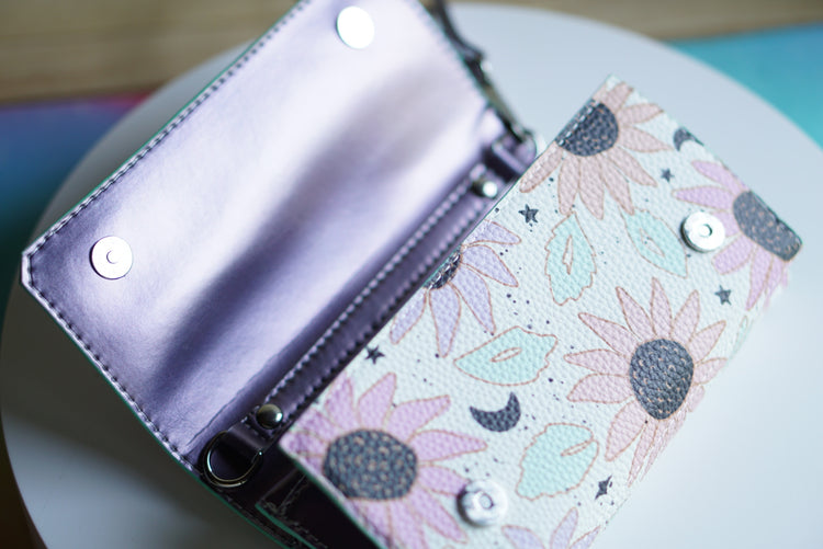 Pastel Floral Triskele Wallet