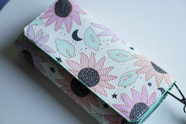 Pastel Floral Triskele Wallet