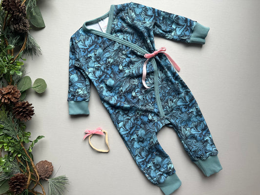 6m Wrap Romper with Bow